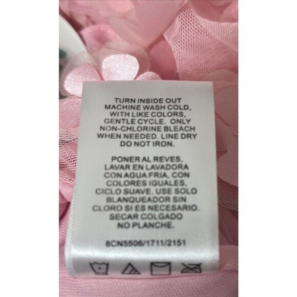 Nanette Baby Infant Girls Pink Romper Flowers Size 18M NWT - Picture 6 of 6